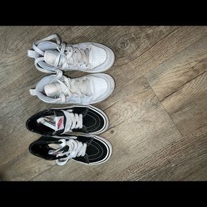 Boys hightop bundle Vans & Nike